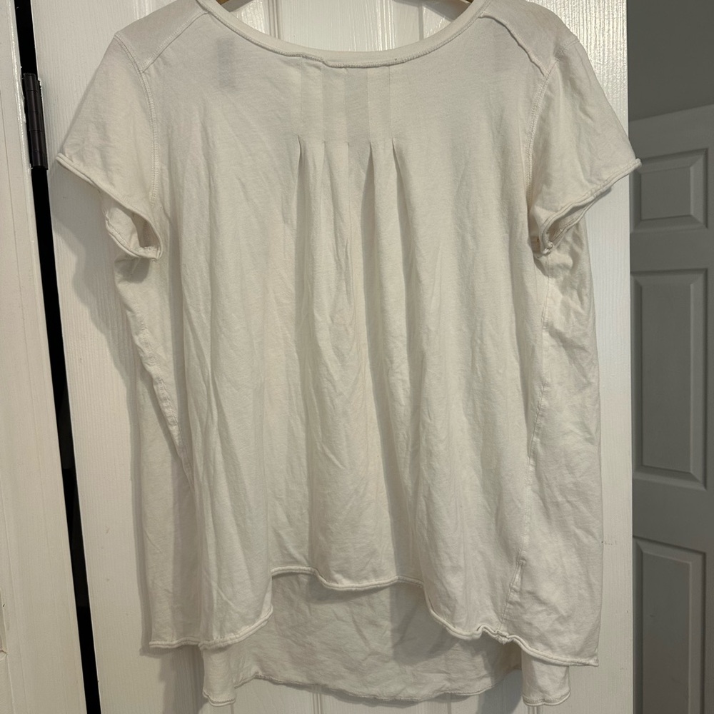 We The Free Cream Short Sleeve Tee